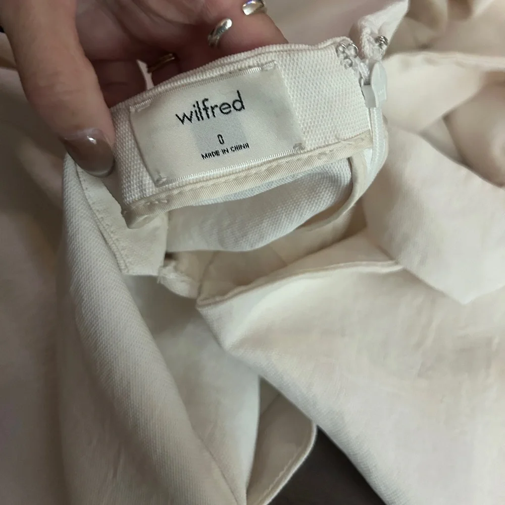 Aritzia Wilfred Écoulement Romper Size 0 • light birch - Picture 9 of 11